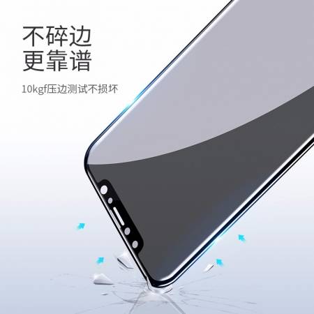 绿联iphone x/xs/max防窥钢化膜