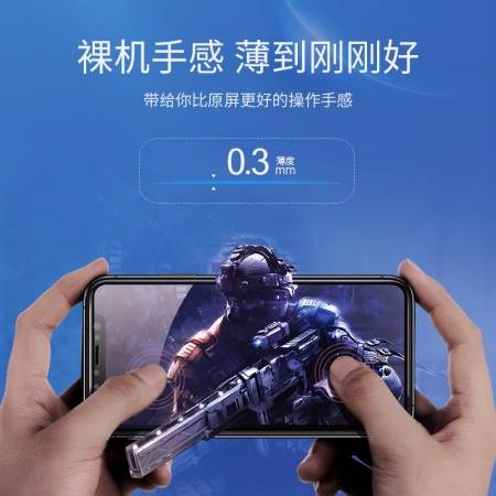 绿联iphone x/xs/max防窥钢化膜