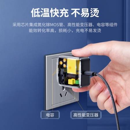 绿联氮化镓充电器65w