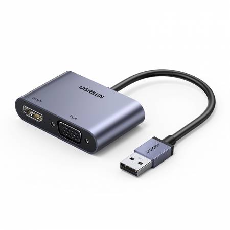 绿联usb转hdmi vga视频转换器