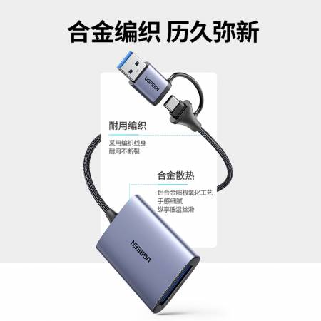 绿联usb-c多功能读卡器