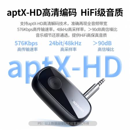 绿联aux车载蓝牙5.1接收器