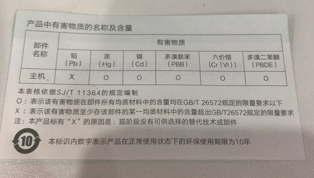 绿联pd充电头说明书铅含量超标