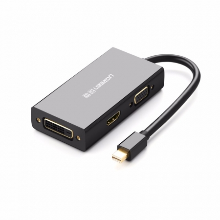 绿联minidp转hdmi/vga/dvi三合一转换器