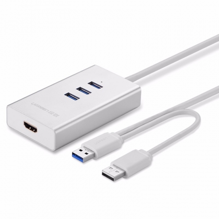 绿联usb3.0转hdmi转换器外置显卡hub