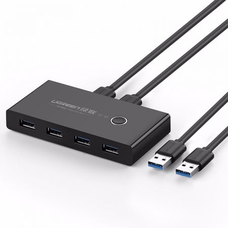 绿联usb3.0二进四出切换器